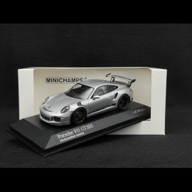 Porsche 911 GT3 RS Type 991 2014 Rhodiumsilber Metallic 1/43 Minichamps 413063255
