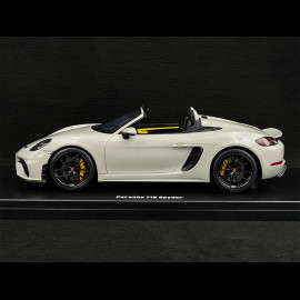 Porsche 718 Boxster Spyder Type 982 2020 Chalk Grey 1/18 GT Spirit GT436