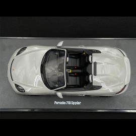 Porsche 718 Boxster Spyder Type 982 2020 Chalk Grey 1/18 GT Spirit GT436