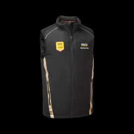 Jota Jacke Porsche 963 Team Hertz Ärmellos Schwarz / Gold HTZ18G1