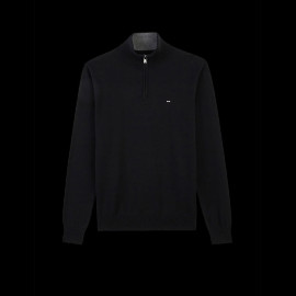 Eden Park Sweater Zipped Neck Black Cotton PPKNIPUE0022-NO - men