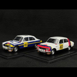 Duo Peugeot 504 n° 403 & n° 402 Winner & 2nd Rallye Codasur 1979 1/43 Spark