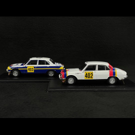 Duo Peugeot 504 n° 403 & n° 402 Winner & 2nd Rallye Codasur 1979 1/43 Spark