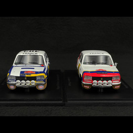 Duo Peugeot 504 n° 403 & n° 402 Winner & 2nd Rallye Codasur 1979 1/43 Spark