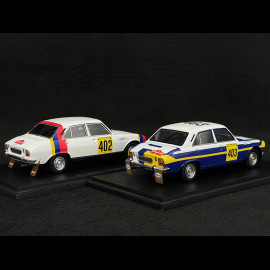 Duo Peugeot 504 n° 403 & n° 402 Winner & 2nd Rallye Codasur 1979 1/43 Spark