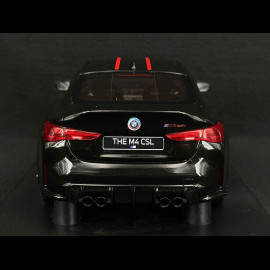 BMW M4 CSL 2022 Saphir Schwarz 1/18 GT Spirit GT904