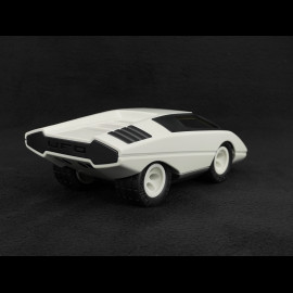 Vintage Car Lamborghini Countach silhouettes inspiration White Playforever PLUFO75