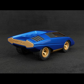 Vintage Car Lamborghini Countach silhouettes inspiration Blue Playforever PLUFO77