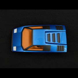 Vintage Miniatur Lamborghini Countach Silhouetten Inspiration Blau Playforever PLUFO77