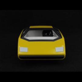 Vintage Car Lamborghini Countach silhouettes inspiration Yellow Playforever PLUFO79