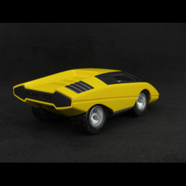 Vintage Car Lamborghini Countach silhouettes inspiration Yellow Playforever PLUFO79