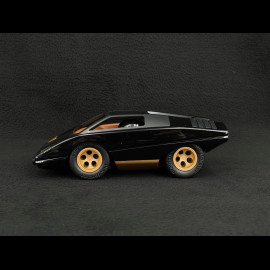 Vintage Car Lamborghini Countach silhouettes inspiration Black Playforever PLUFO74