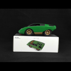 Vintage Car Lamborghini Countach silhouettes inspiration Green Playforever PLUFO78