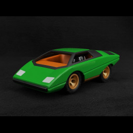 Vintage Car Lamborghini Countach silhouettes inspiration Green Playforever PLUFO78