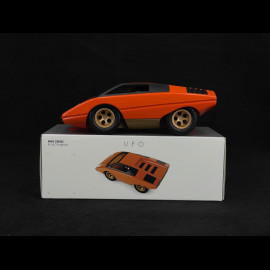 Vintage Car Lamborghini Countach silhouettes inspiration Orange Playforever PLUFO76