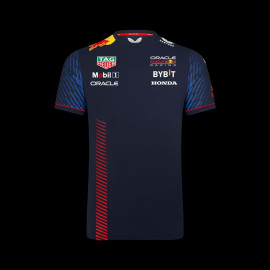 Red Bull Racing T-shirt F1 Grand Prix Verstappen Perez Nachtblau TM2644 - Herren