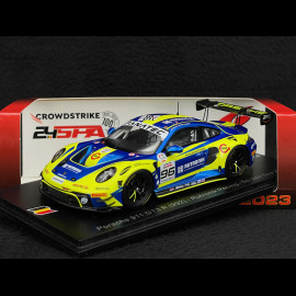 Porsche 911 GT3 R Type 992 n° 96 5. 24h Spa 2023 1/43 Spark SB702