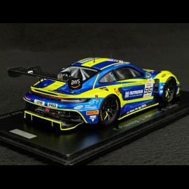 Porsche 911 GT3 R Type 992 n° 96 5th 24h Spa 2023 1/43 Spark SB702