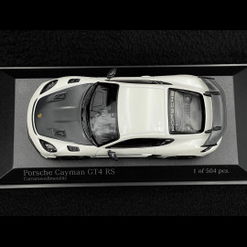 Porsche 718 Cayman GT4 RS 2021 White 1/43 Minichamps 410069702
