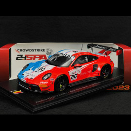 Porsche 911 GT3 R Type 992 n° 20 Winner 24h Spa 2023 1/43 Spark SB708