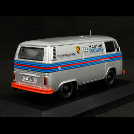 Volkswagen Bulli T2 Bus "Porsche Renndienst" 1972 Martini Weiß 1/43 Minichamps 943053066