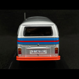 Volkswagen Bulli T2 Bus "Porsche Renndienst" 1972 Martini Weiß 1/43 Minichamps 943053066