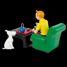 Tintin Figurine at tea - The Blue Lotus Resin 35 cm 47002