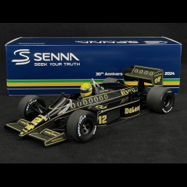 Ayrton Senna Lotus 98T Renault n° 12 GP Deutschland 1986 F1 Dirty Version 1/18 Minichamps 540863812