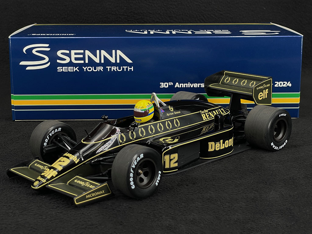 Ayrton Senna Lotus 98T Renault n° 12 GP Germany 1986 F1 Dirty ...