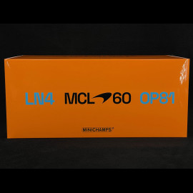 Oscar Piastri McLaren MCL60 n° 81 Season 2023 F1 1/18 Minichamps 537231881