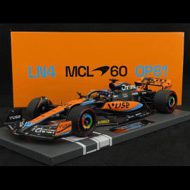 Oscar Piastri McLaren MCL60 n° 81 Season 2023 F1 1/18 Minichamps 537231881