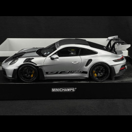Porsche 911 GT3 RS Type 992 Weissach Package 2022 Sport Auto Supertest GT Silber 1/18 Minichamps 110062020