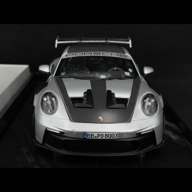 Porsche 911 GT3 RS Type 992 Weissach Package 2022 Sport Auto Supertest GT Silber 1/18 Minichamps 110062020