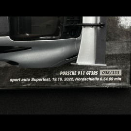 Porsche 911 GT3 RS Type 992 Weissach Package 2022 Sport Auto Supertest GT Silber 1/18 Minichamps 110062020