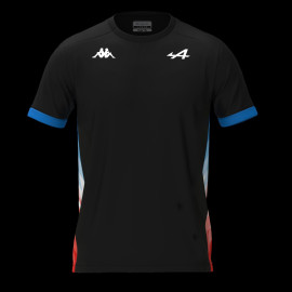 Alpine T-Shirt Endurance Team Schumacher Adirend Black / Blue / Red Kappa 381W3YW - Men