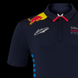 Red Bull Racing Polo shirt F1 Team Max Verstappen Signature Navy blue TM5885-190 - men