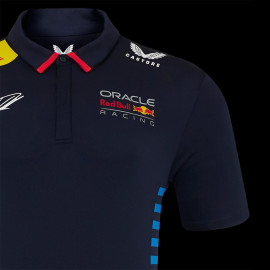 Red Bull Racing Polo shirt F1 Team Max Verstappen Signature Navy blue TM5885-190 - men