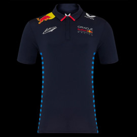 Red Bull Racing Polo shirt F1 Team Max Verstappen Signature Navy blue TM5885-190 - men