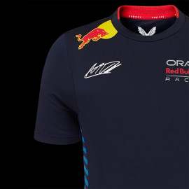 Red Bull Racing T-shirt F1 Team Max Verstappen Signature Marineblau TJ5887-190 - Kinder