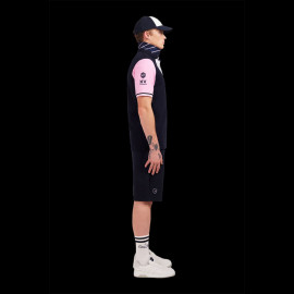 Eden Park Polo Shirt XV de France Navy Blue / Pink E24MAIMC0009-ROM - men