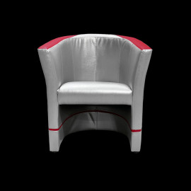 Tub chair Racing Inside n° 130 Little Bastard grey / red