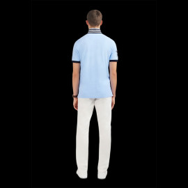 Eden Park Polo Shirt No. 10 Light Blue E24MAIPC0033-BLM - men