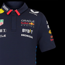 Red Bull Racing Polo Shirt F1 Team Verstappen Perez Navy blue TJ5288-190 - children