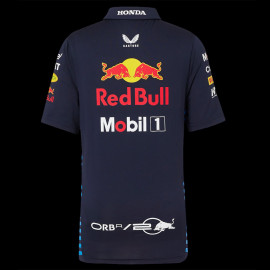 Red Bull Racing Polo Shirt F1 Team Verstappen Perez Navy blue TJ5288-190 - children