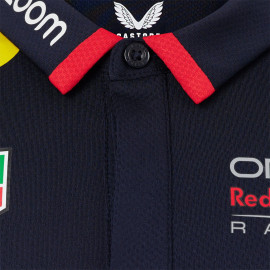 Red Bull Racing Polo Shirt F1 Team Verstappen Perez Navy blue TJ5288-190 - children