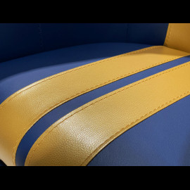 Tub chair Racing Inside n° 83 Paradis Porsche Blue / Gold