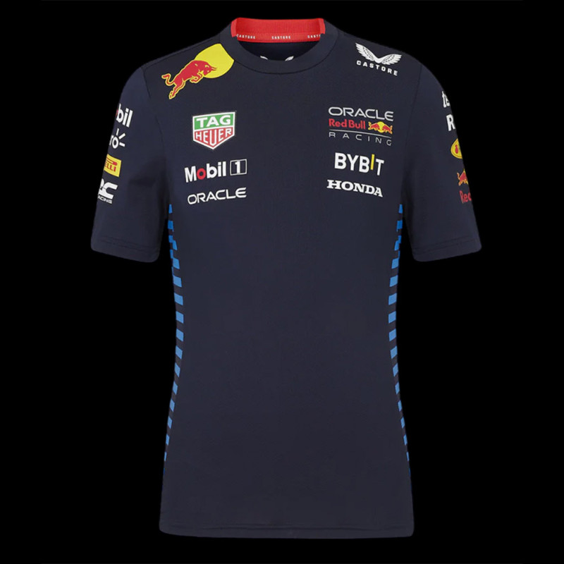 Red Bull Racing T-shirt F1 Team Verstappen Perez Marineblau TJ5289-190 - Kinder