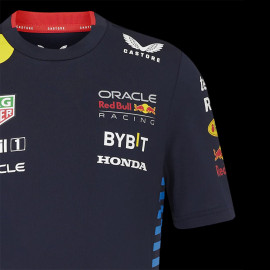 Red Bull Racing T-shirt F1 Team Verstappen Perez Marineblau TJ5289-190 - Kinder