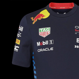 Red Bull Racing T-shirt F1 Team Verstappen Perez Marineblau TJ5289-190 - Kinder