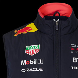 Red Bull ärmellose Jacke F1 Racing Team Verstappen Perez Canvas Marineblau TU5285-190 - Herren